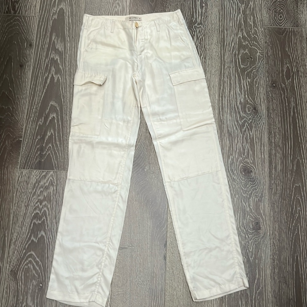 ETRO Women’s White Cargo Pants - Italian Luxury, Size 42
